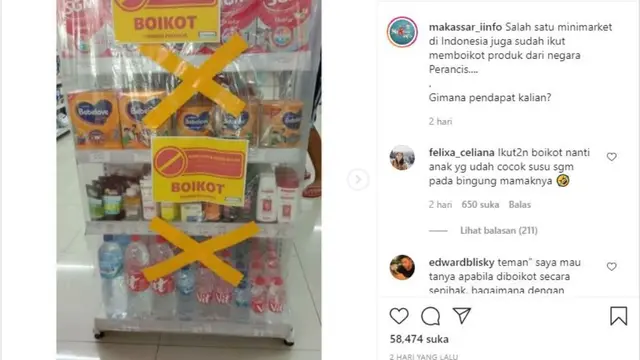 Minimarket Segel Produk Prancis, Warganet Ramai Bahas Susu Bayi