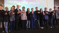Konferensi pers Alibaba Cloud bangun data center di Indonesia. Liputan6.com/Tommy Kurnia