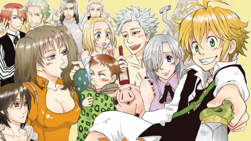 The Seven Deadly Sins Nyaris Geser One Piece di Oricon