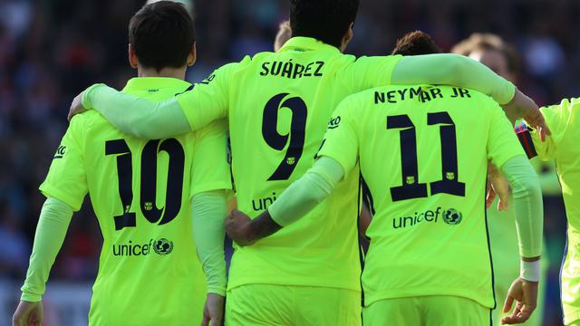 Lionel Messi, Luis Suarez, Neymar