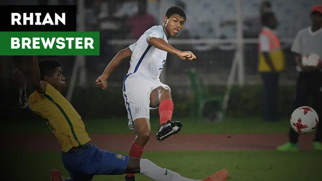 Berita video aksi pemain muda Liverpool, Rhian Brewster, dengan gol-golnya saat Inggris menaklukkan Brasil di Piala Dunia U-17.