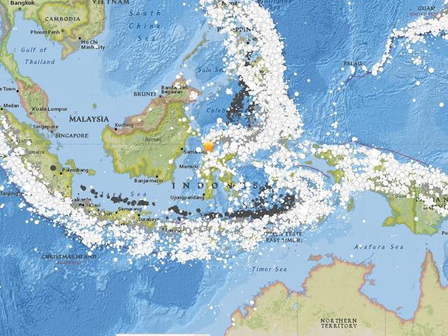 Map Gempa Indonesia - 88 World Maps