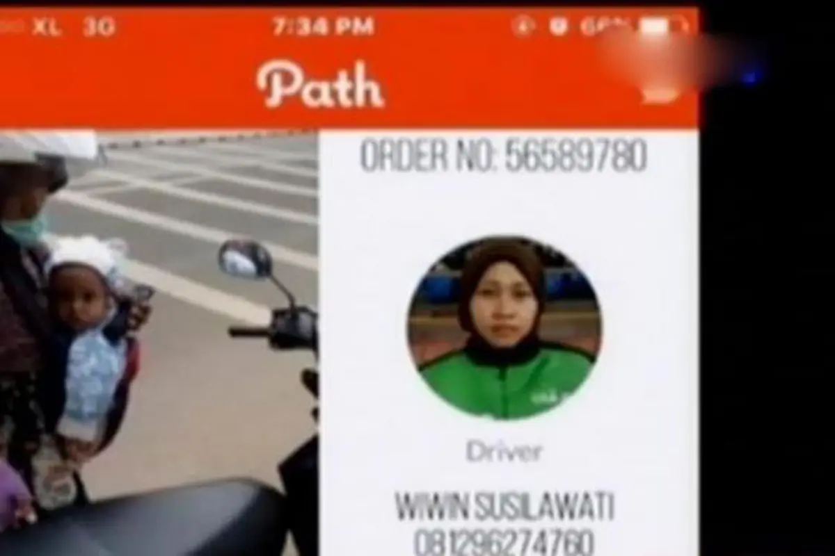 Diceraikan Suami, Driver Ojek Online Wanita Ini Pantang Nyerah!