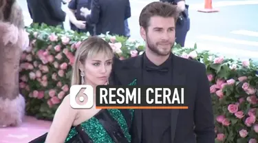 Miley Cyrus dan Liam Hemsworth resmi bercerai pada 28 Januari 2020. Pengadilan Los Angeles telah menyetujui permohonan perceraian mereka. Miley dan Liam diketahui sudah berpisah sejak Agustus 2019.