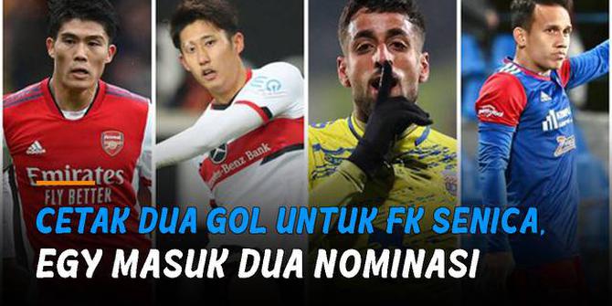 VIDEO: Cetak 2 Gol Untuk FK Senica, Egy Masuk Dua Nominasi Penghargaan