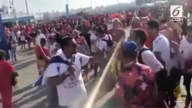 VIDEO: Suporter Tunisia Usir Pendukung Israel di Piala Dunia 2018