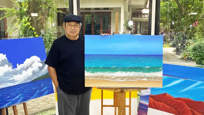 Punya Jiwa Seni, Ini 7 Potret Hasil Karya Lukisan SBY yang Banyak Dipuji