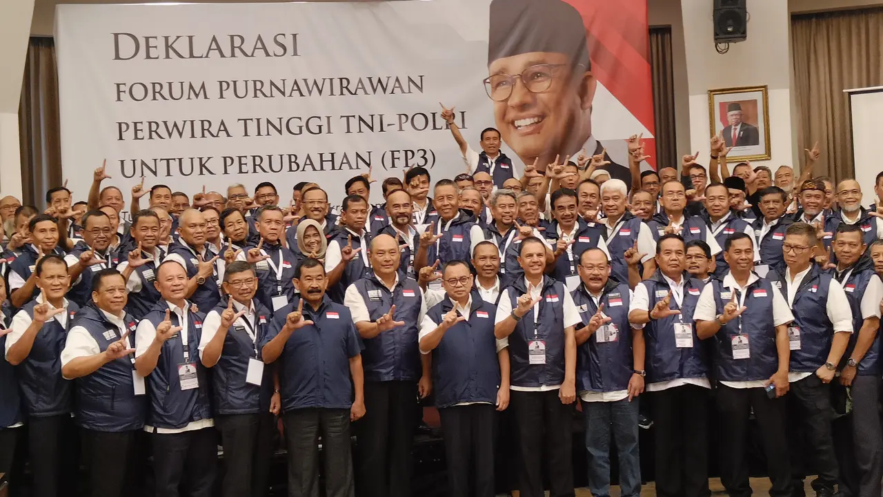 170 Purnawirawan TNI-Polri Deklarasi Dukung Anies Baswedan jadi Capres di Pemilihan Presiden (Pilpres) 2024.
