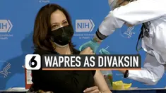 Vaksin Covid-19 dosis kedua diterima Wakil Presiden Amerika Serikat Kamala Harris hari Selasa (26/1) waktu setempat. Kamala terima vaksin Covid-19 buatan Moderna.