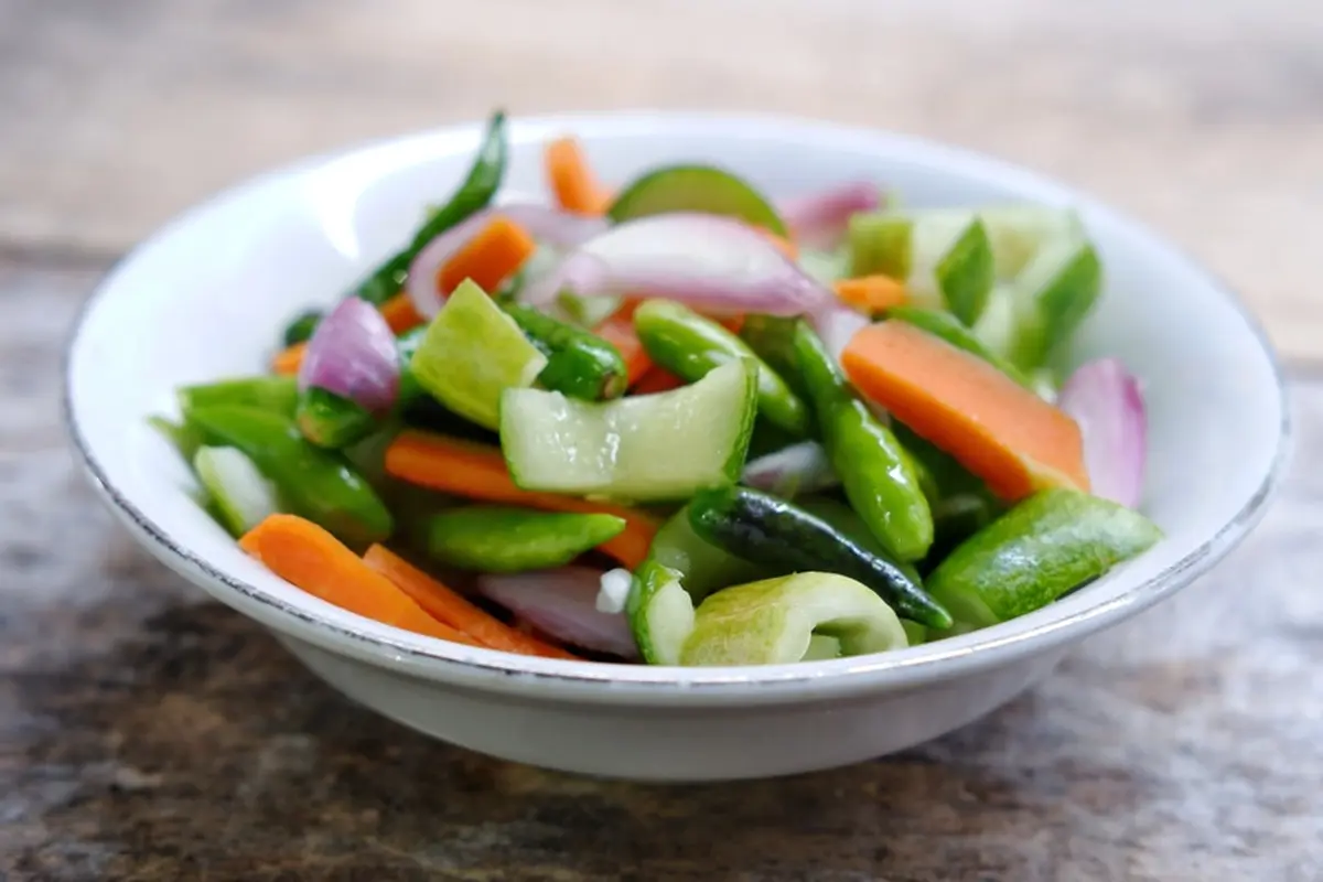 resep acar mentimun wortel