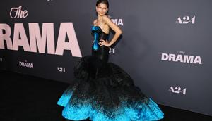 Zendaya menghadiri pemutaran perdana film "The Drama" produksi A24 di Regal Union Square pada 2 April 2026 di New York City, AS. (Dia Dipasupil/Getty Images/AFP)