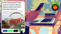 cek fakta video ambruknya Ponpes Al-Khoziny