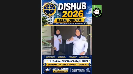 Cek Fakta: Hoaks Link Pendaftaran Lowongan Kerja Dinas Perhubungan 2026