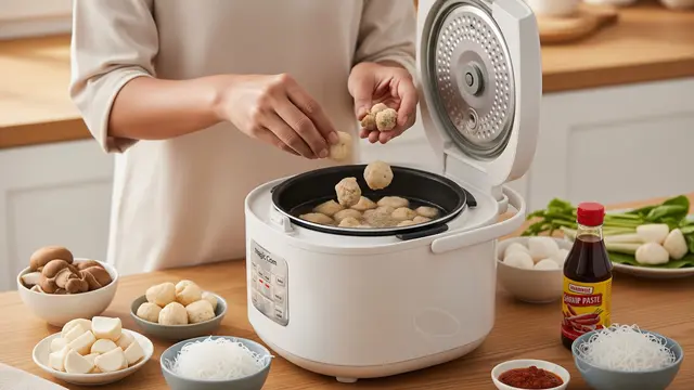 Membuat Tekwan dengan Magic Com