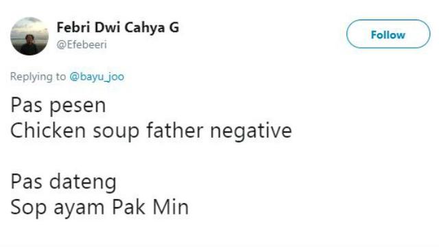 Pesanan makanan 'ajaib' dalam bahasa Inggris, ternyata...