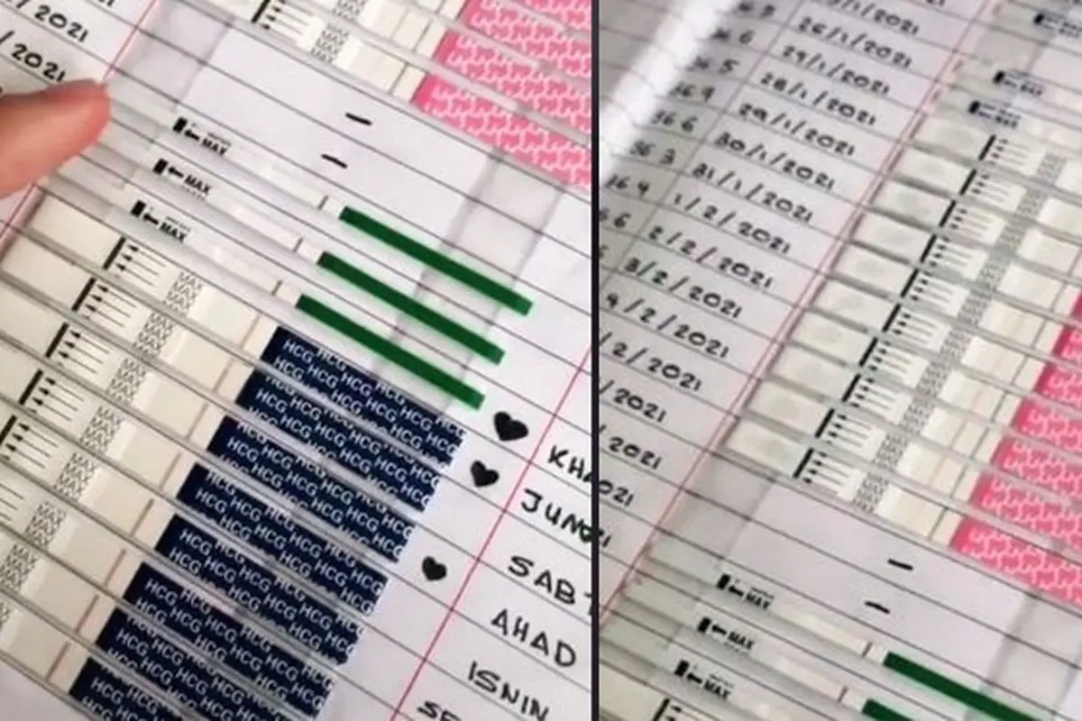 Perjuangan Cewek Buat Hamil Ini Curi Perhatian, Selalu Simpan Hasil Test Pack