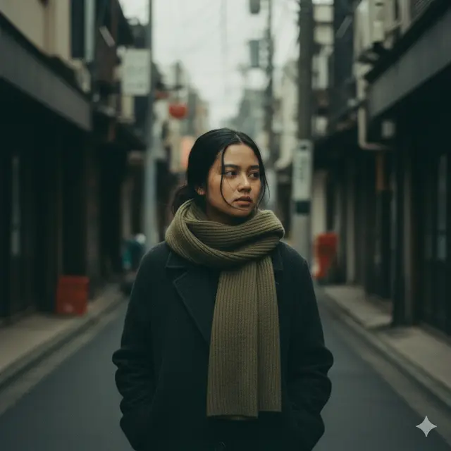 Prompt AI Edit Foto Ala Street Photography di Jepang, Bikin Hasilnya Terlihat Sinematik dan Nostalgik