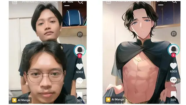 7 Editan Foto Netizen Jadi Anime Pakai Filter Ini Hasilnya Kocak Banget, Bikin Heran