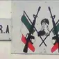 Mural logo Provisional IRA di Irlandia (Wikimedia / Public Domain)