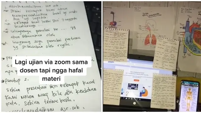 Tidak Hafal Materi dan Kepepet, Cara Ujian Online Mahasiswi Ini Kocak