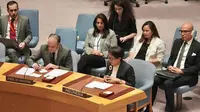 Menteri Luar Negeri RI Retno Marsudi dalam Debat Terbuka Tingkat Tinggi DK PBB di New York, Amerika Serikat, Selasa (24/10/2023) (X/@Menlu_RI)