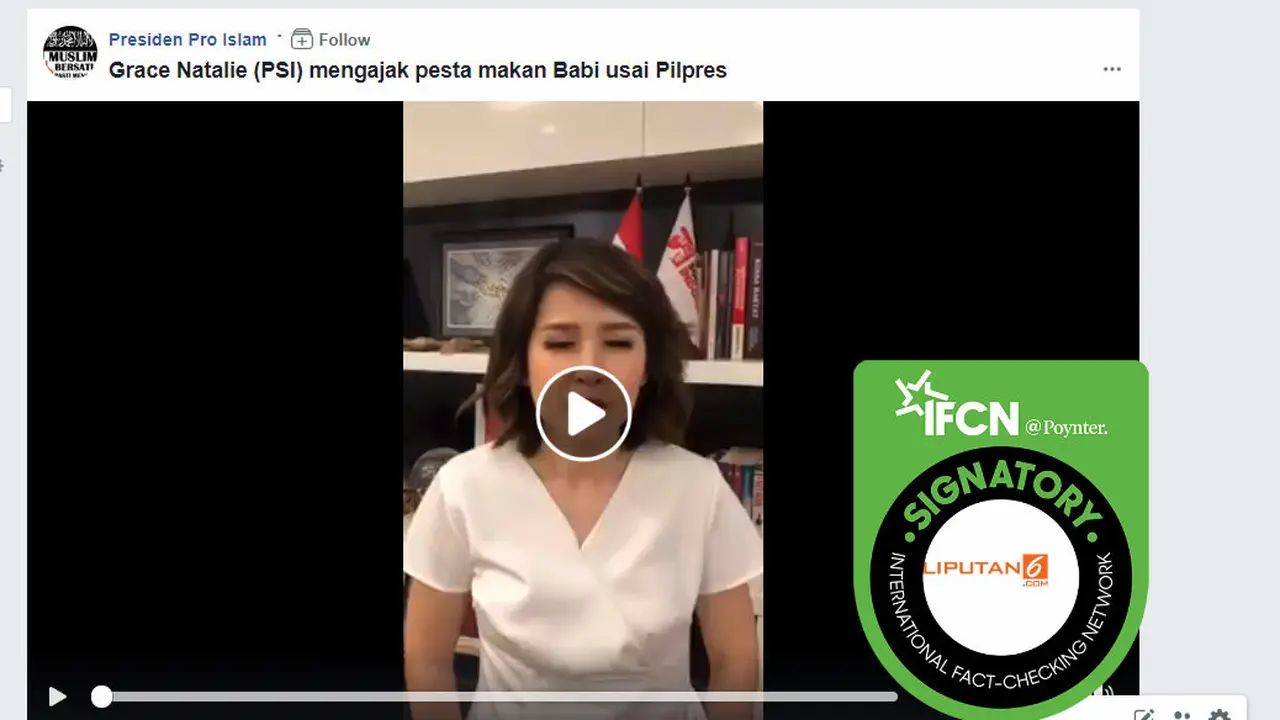 Cek Fakta - Grace Natalie