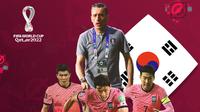 Piala Dunia - Ilustrasi Timnas Korea Selatan (Bola.com/Adreanus Titus)