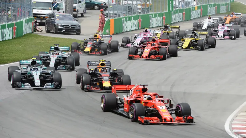 Juarai F1 GP Kanada, Vettel Geser Hamilton di Puncak Klasemen