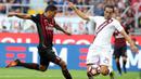 Proses terjadinya gol AC Milan yang dicetak oleh Carlos Bacca ke gawang Torino. Rossoneri sudah unggul dari Torino sejak menit ke-38 melalui gol Carlos Bacca memanfaatkan umpan Ignazio Abate. (EPA/Matteo Bazzi)