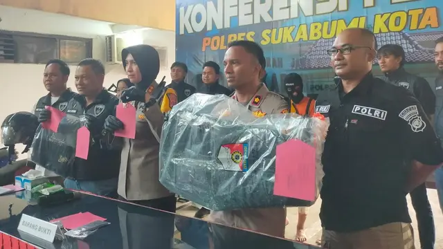 Pelaku kasus pencurian bermodus gembos ban dan pecah kaca, ditangkap Satreskrim Polres Sukabumi Kota (Liputan6.com/Istimewa).