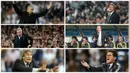 Berikut rasio kemenangan 6 pelatih top Real Madrid. Nama-nama terkenal seperti Jose Mourinho dan Fabio Capello termasuk didalamnya. (AFP)
