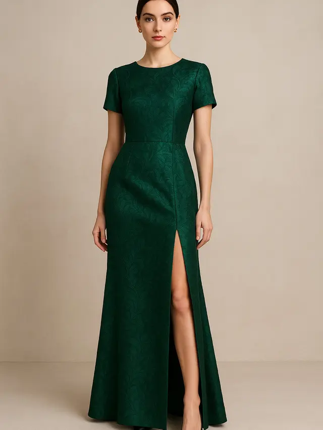Model Long Dress Jacquard Terbaru 2025