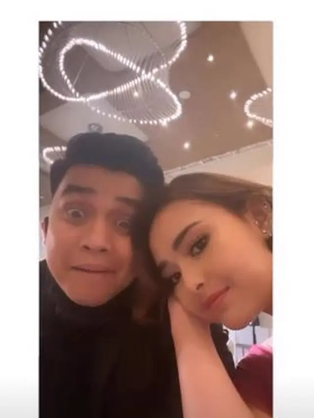 6 Momen Amanda Manopo di Pernikahan Kakaknya, Didampingi Billy Syahputra