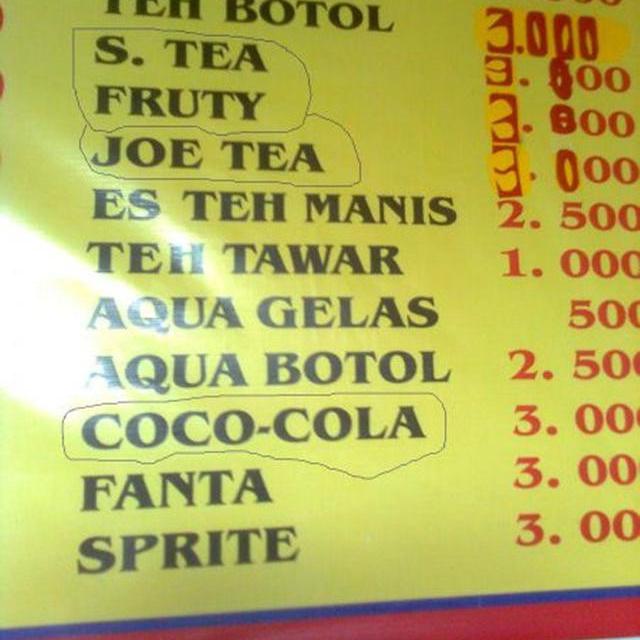 6 Tulisan Soap Nyeleneh di Gerobak Jualan Ini Bikin Gagal Paham