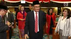 Plt Gubernur DKI Jakarta Djarot Saiful Hidayat menghadiri sidang paripurna istimewa di Gedung DPRD DKI Jakarta, Rabu (31/5). DPRD DKI Jakarta mengusulkan kepada Kemendagri untuk mengangkat Djarot sebagai Gubernur DKI. (Liputan6.com/Immanuel Antonius)