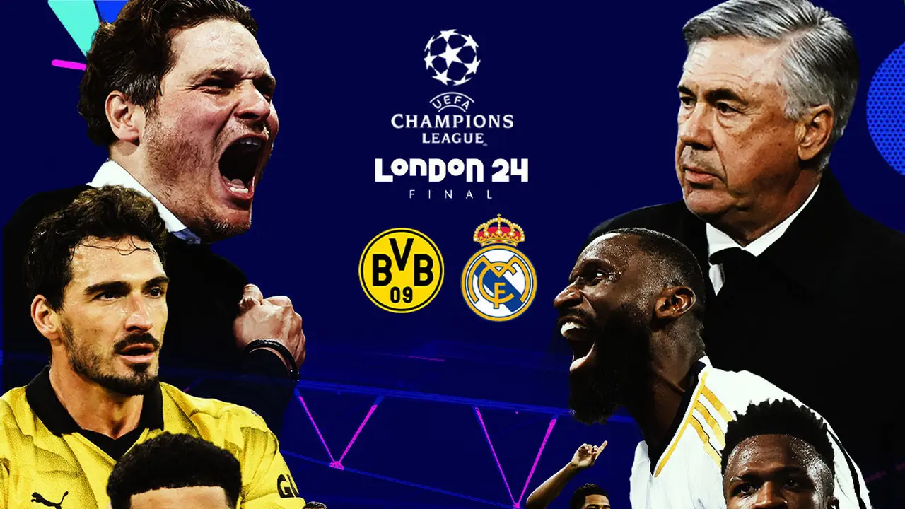 Final Liga Champions - Borussia Dortmund Vs Real Madrid - Ilustrasi Duel