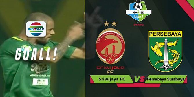 VIDEO: David da Silva Butuh 3 Menit untuk Bobol Gawang Sriwijaya FC