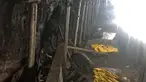 Foto tak bertanggal yang dirilis pada Selasa (3/10) menunjukkan sebuah  terowongan sepanjang 500 meter yang mengarah ke Bank of Brasil di Sao Paulo. Terowongan itu digali oleh kawanan perampok yang beranggotakan 16 orang. (HO / Sao Paulo Police / AFP)