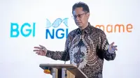 Menteri Kesehatan RI Budi Gunadi Sadikin menghadiri meresmikan Laboratorium Genomik Bumame di Jakarta pada Senin, 20 Februari 2023. (Dok Kementerian Kesehatan RI)