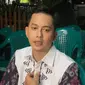 Kiki Farrel saat pengajian 7 hari ibundanya