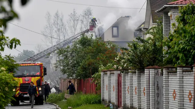 Puluhan Drone Rusia Serang Kyiv, Ukraina Waspadai Serangan Rudal