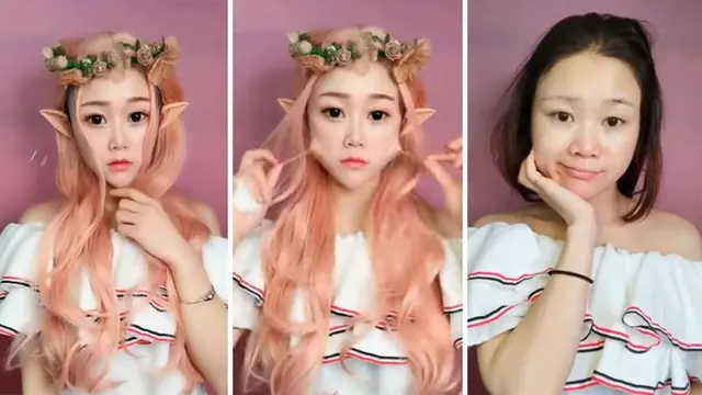 Transformasi makeup yang sangat luar biasa (photo: boredpanda)