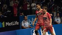 Tontowi Ahmad/Liliyana Natsir sukses menjadi satu-satunya wakil Indonesia yang akan tampil pada laga final. (Bola.com/Vitalis Yogi Trisna)