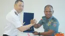 Citizen6, Surabaya: Lawatan RSN ke Kobangdikal ini, merupakan salah satu tindak lanjut dari Joint Naval Training Working Group (JNTWG) di Medan Sumatera Utara antara TNI AL dengan RSN. (Pengirim: Penkobangdikal)