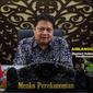 Menteri Koordinator Bidang Perekonomian Airlangga Hartarto Dalam acara puncak GTRA Summit 2022 di Wakatobi, Sulawesi Tenggara, Kamis (9/6/2022).