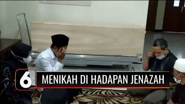 VIDEO: Menikah di Hadapan Jenazah Sang Ibu yang Meninggal Akibat Covid-19