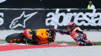 Marc Marquez gagal meraup poin di Sirkuit Mugello.