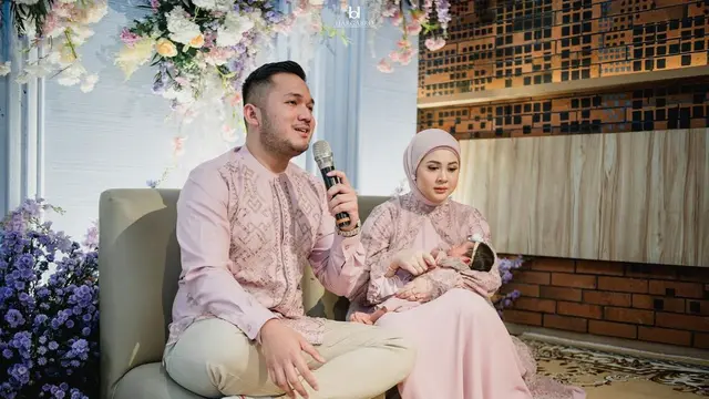 7 Momen Aqiqah Anak Kedua Kesha Ratuliu dan Adhi Permana, Penuh Bahagia