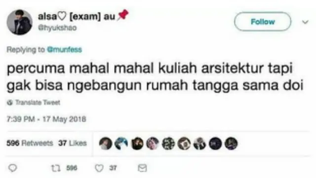 Curhat warganet tentang manfaat kuliah.