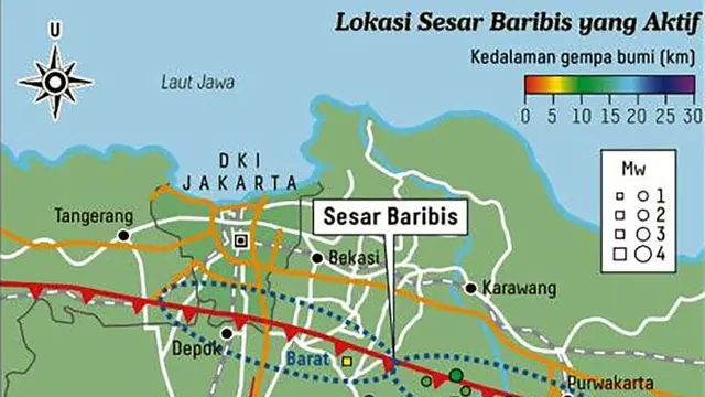 Jejak Gempa Sesar Baribis, Bahaya yang Tidur di Bawah Kaki Jutaan Orang di Jabodetabek